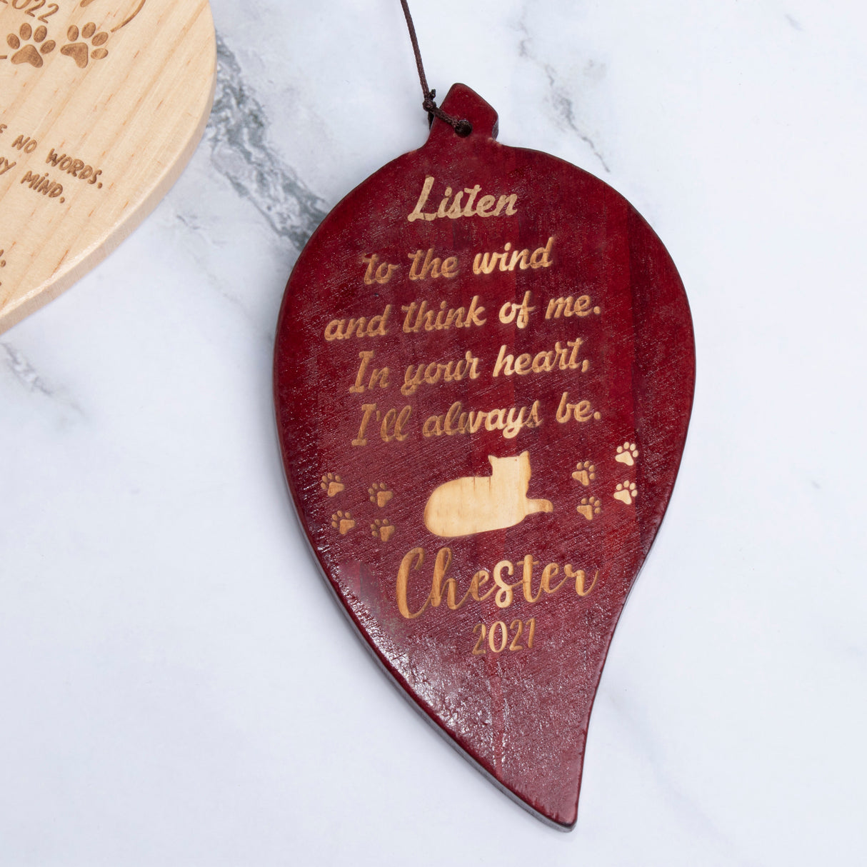 GEX Personalized Engraved Pet Name Memorial Wind Chime - GexWorldwide