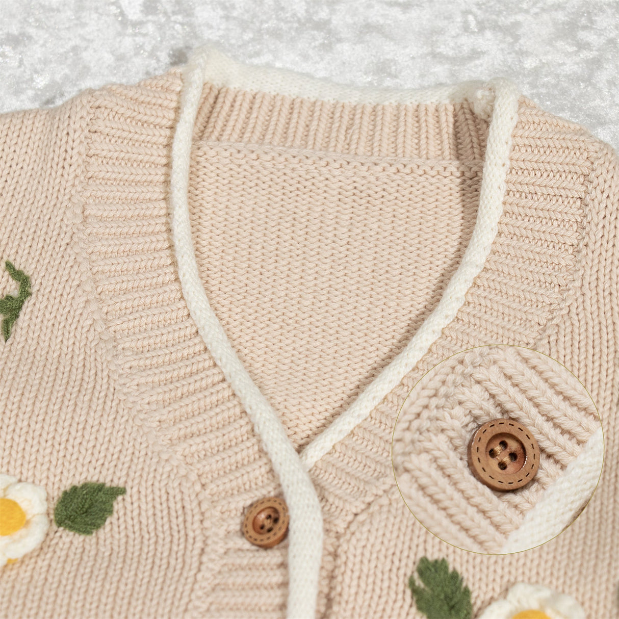 GEX Personalized Kids Sweater Cardigan with Button for New Mom Gift - GexWorldwide