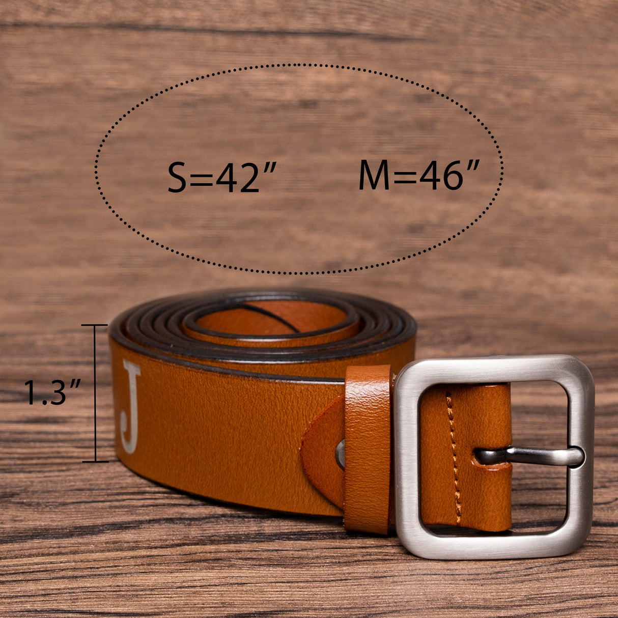 GEX Personalized Leather Belt Engraved Gift - GexWorldwide