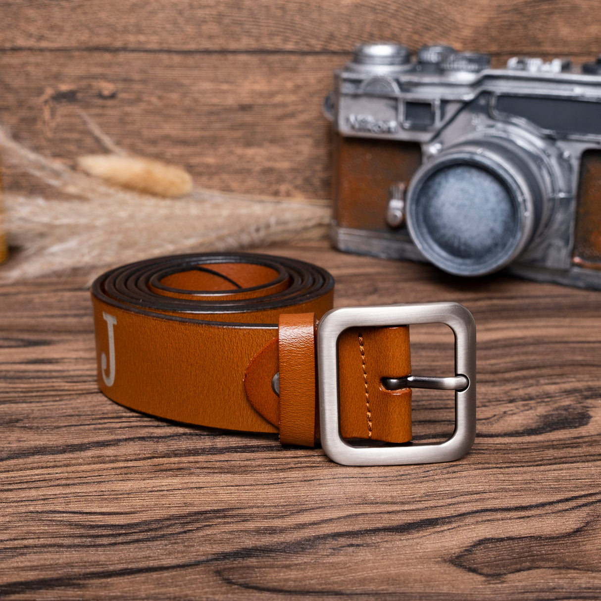 GEX Personalized Leather Belt Engraved Gift - GexWorldwide