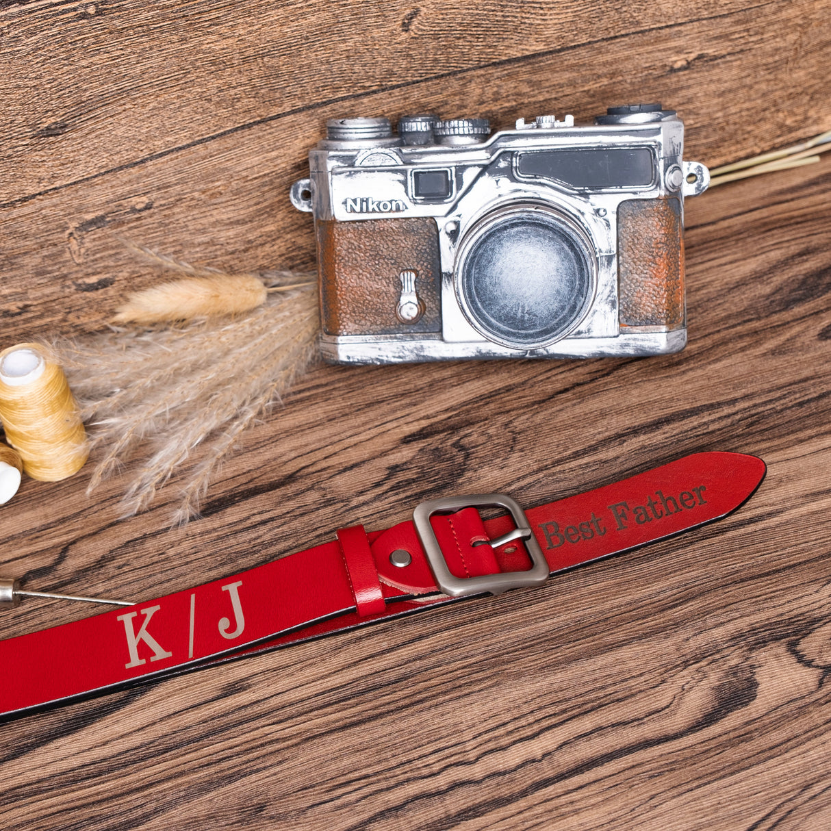 GEX Personalized Leather Belt Engraved Gift - GexWorldwide