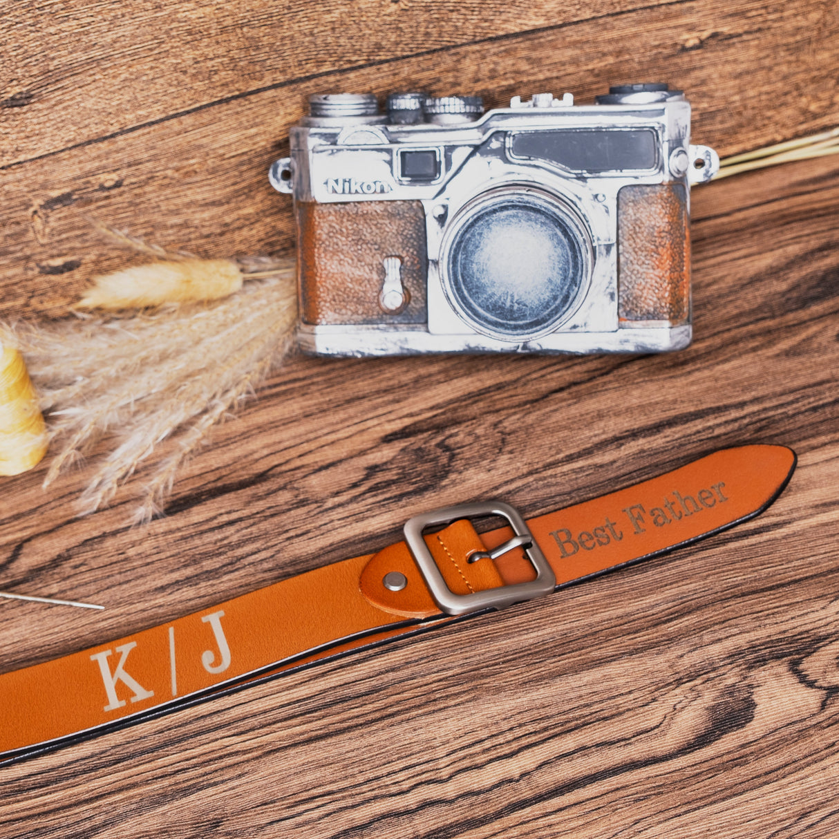 GEX Personalized Leather Belt Engraved Gift - GexWorldwide