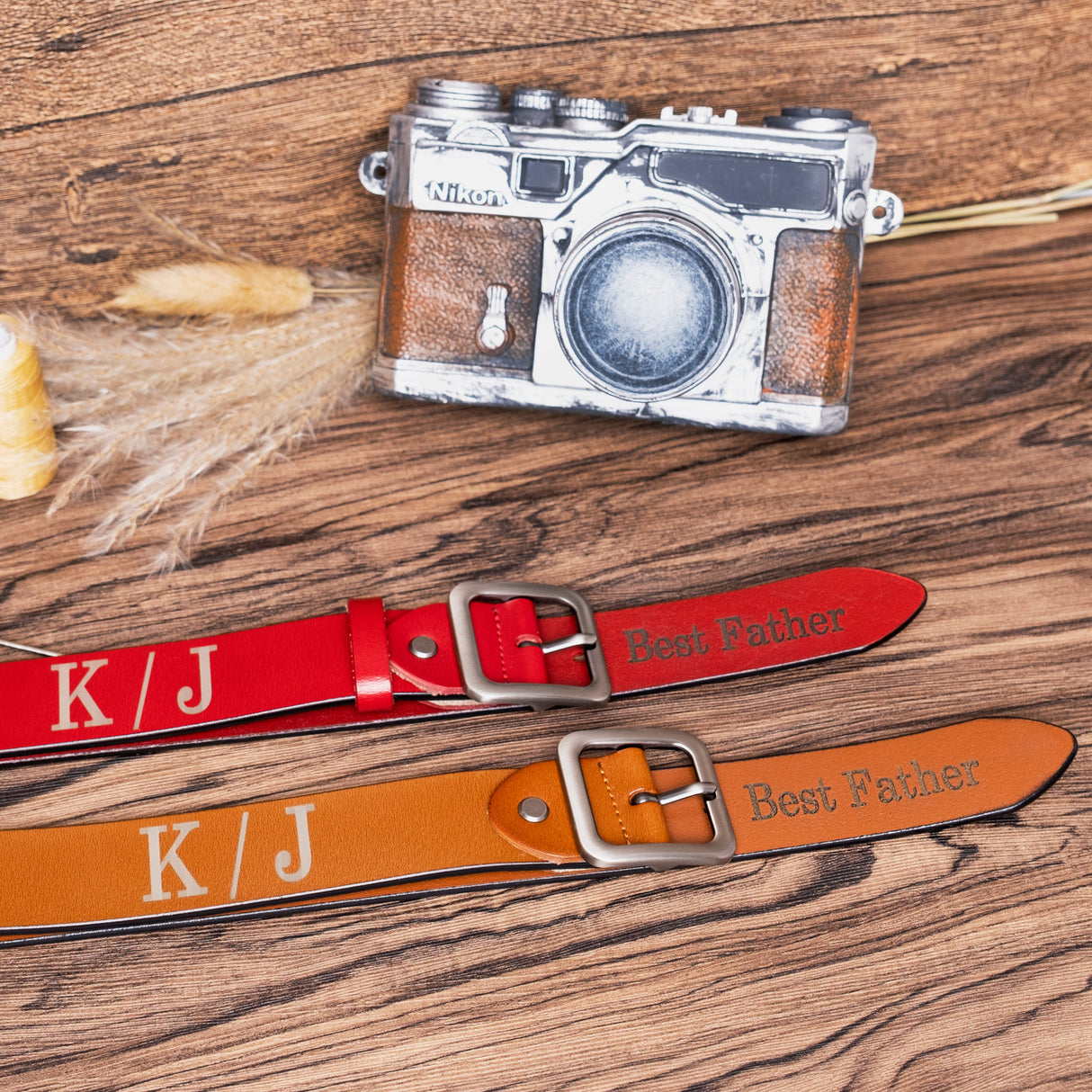 GEX Personalized Leather Belt Engraved Gift - GexWorldwide