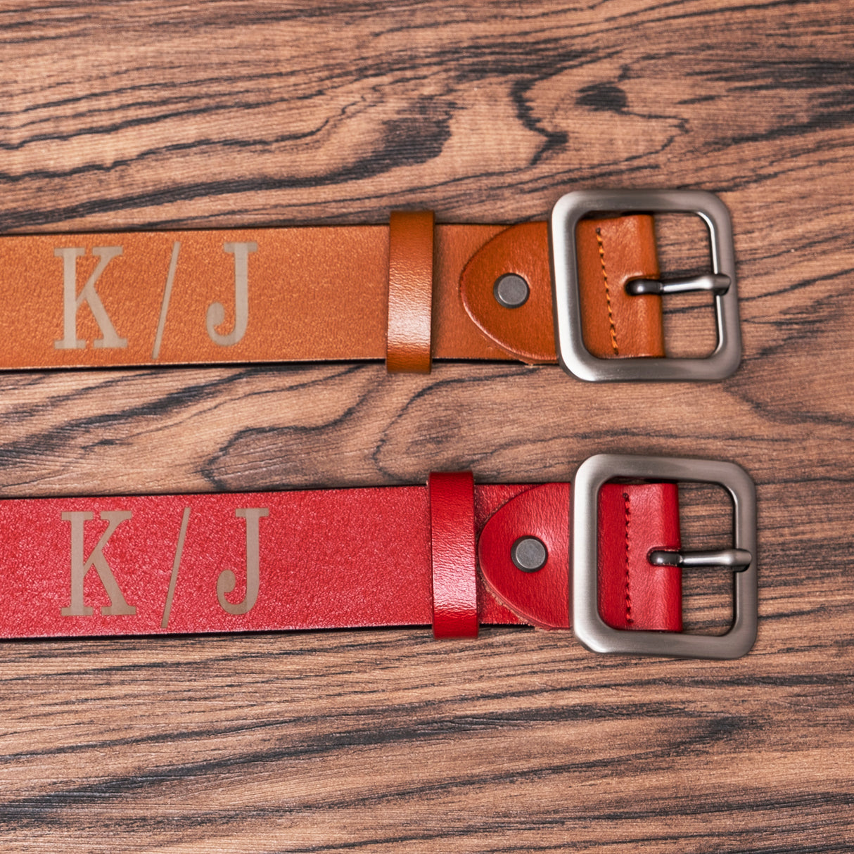 GEX Personalized Leather Belt Engraved Gift - GexWorldwide