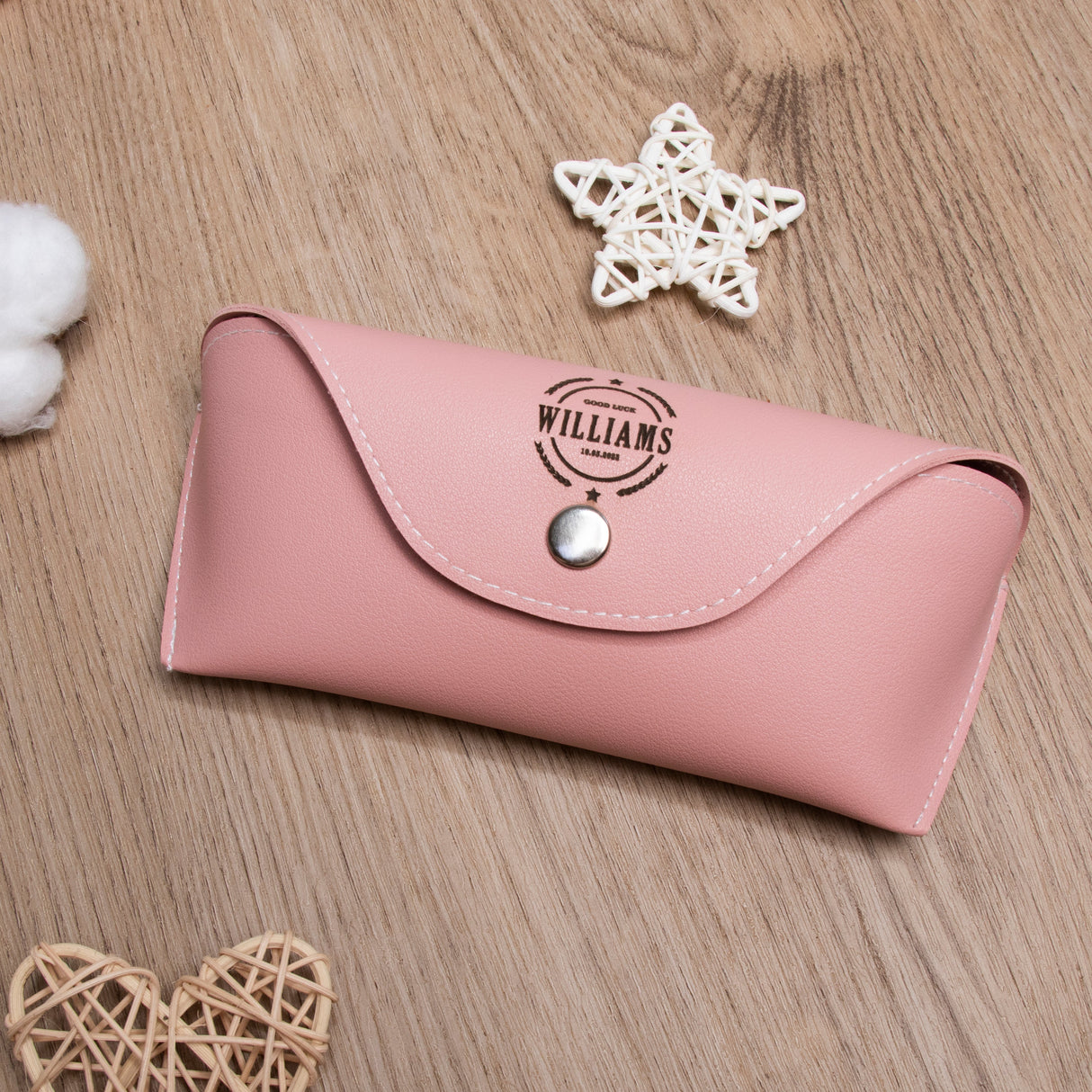 GEX Personalized Leather Glasses Case Sunglasses Holder - GexWorldwide