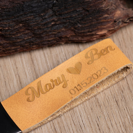 GEX Personalized Leather Keychain - GexWorldwide