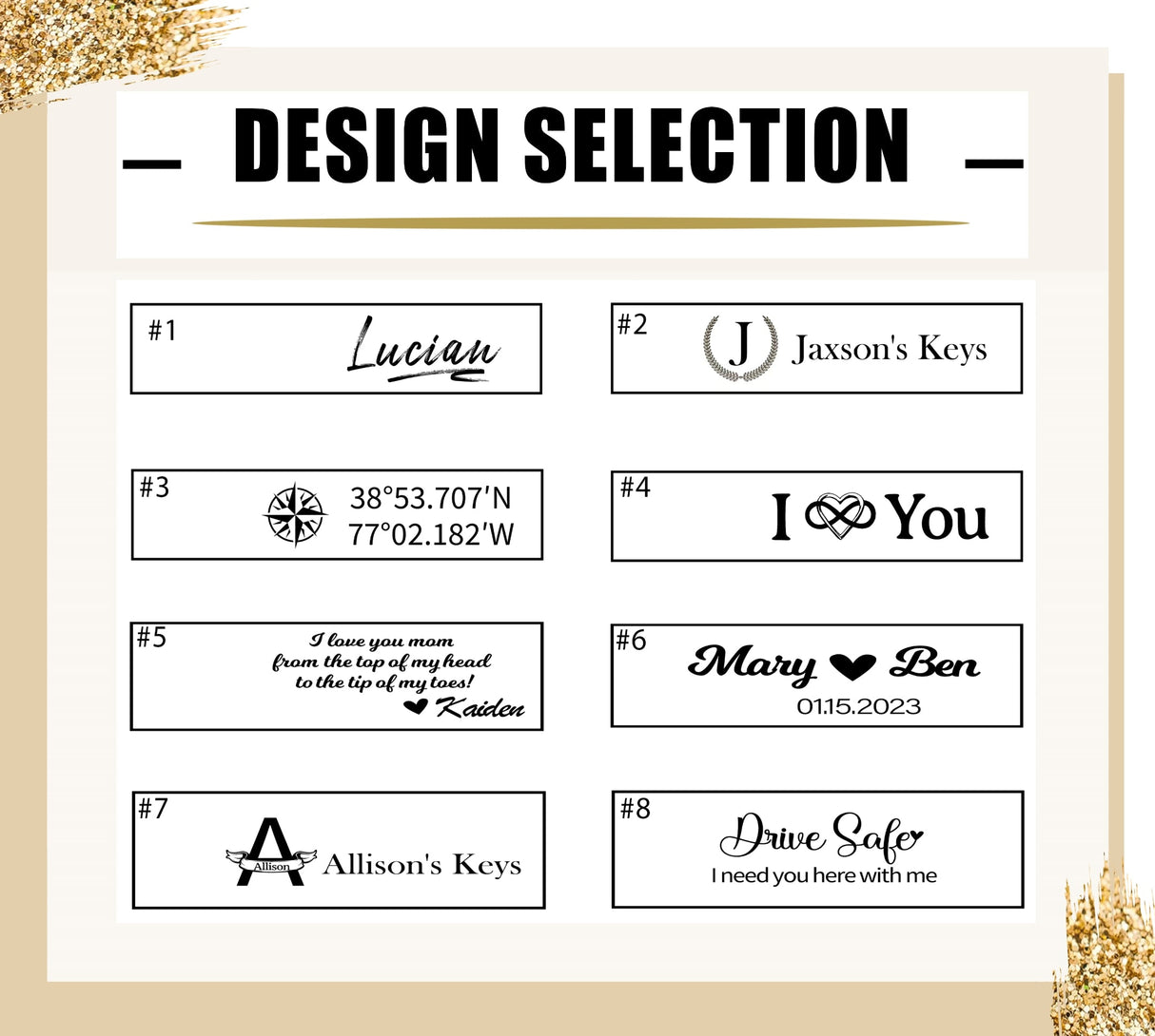 GEX Personalized Leather Keychain - GexWorldwide