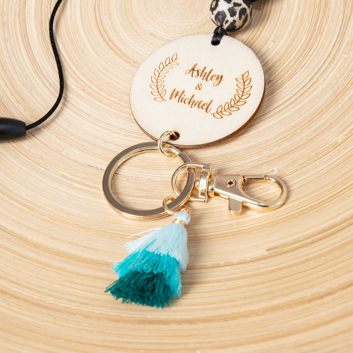 GEX Personalized Long Wooden Lanyard - GexWorldwide