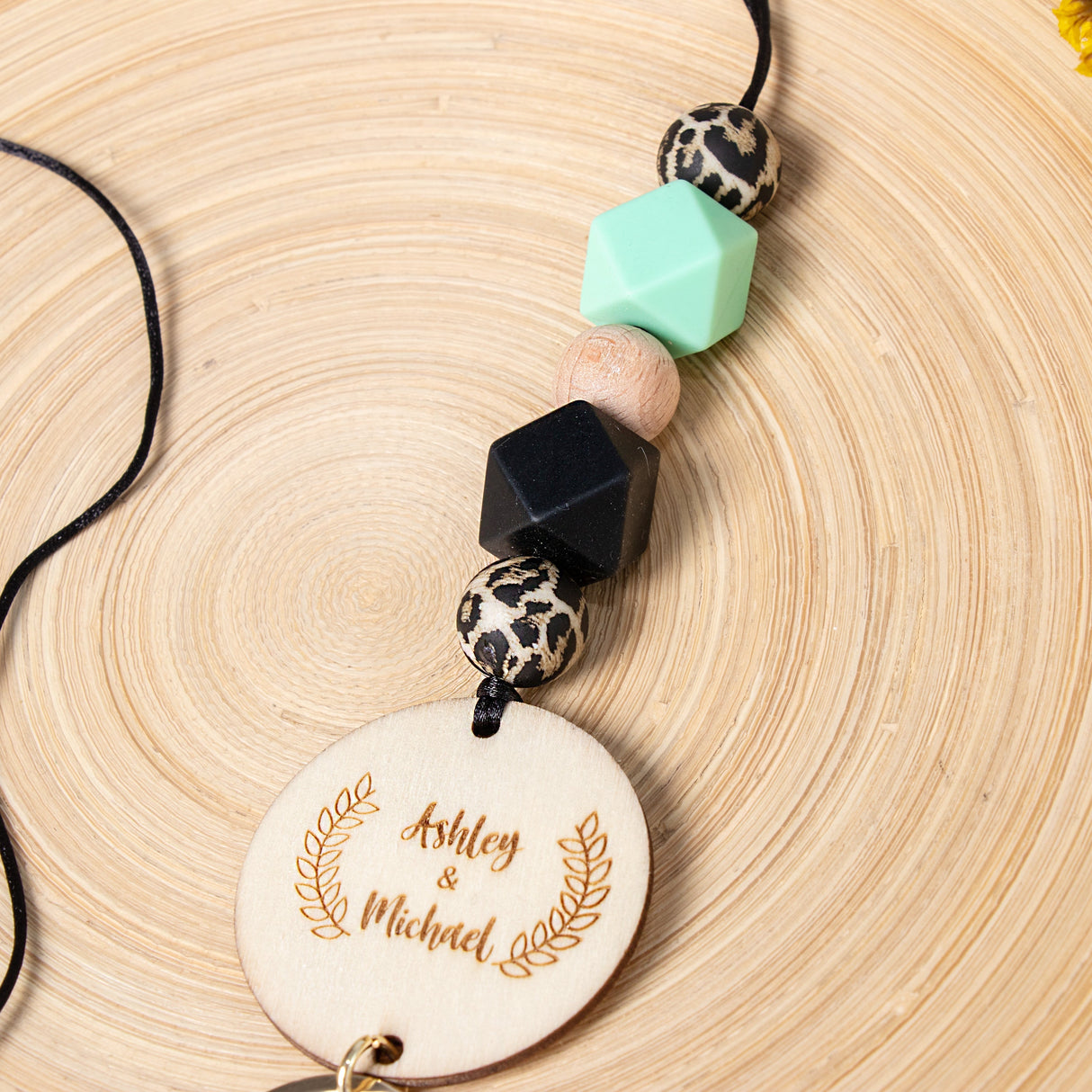 GEX Personalized Long Wooden Lanyard - GexWorldwide