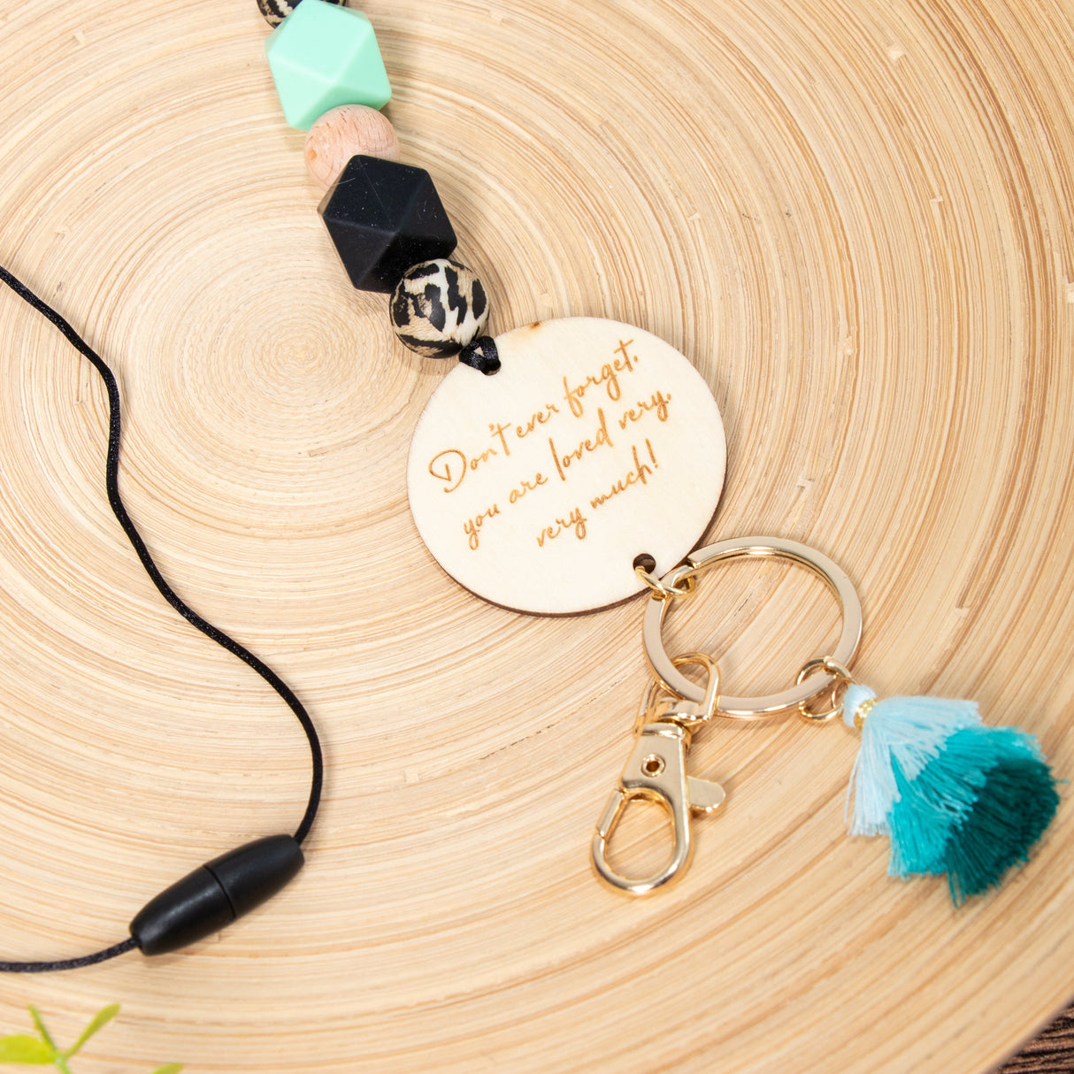 GEX Personalized Long Wooden Lanyard - GexWorldwide