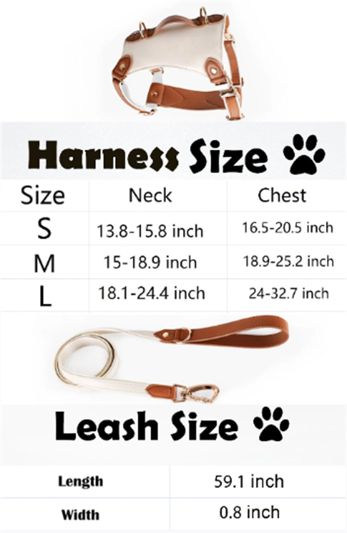 GEX Personalized Pet Harness Set Leather Dog Collar with Engrave Pet Name - GexWorldwide