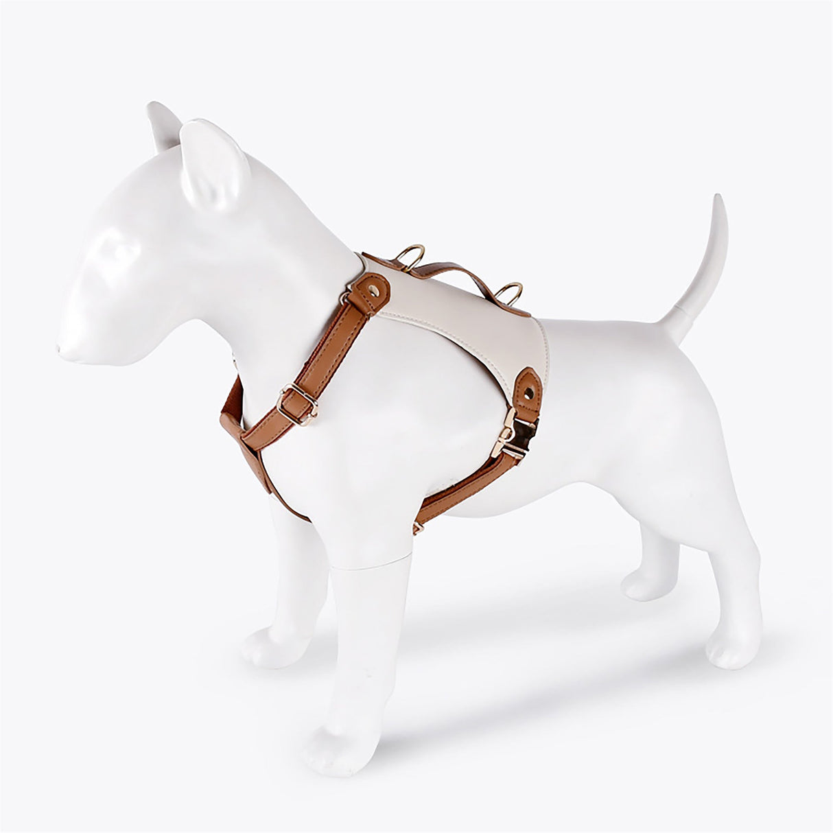 GEX Personalized Pet Harness Set Leather Dog Collar with Engrave Pet Name - GexWorldwide