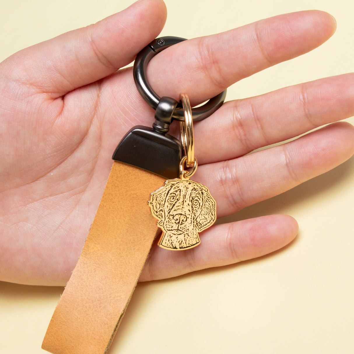 GEX Personalized Pet Photo Key Chain Pet Portrait Shaped Memorial Gift - GexWorldwide