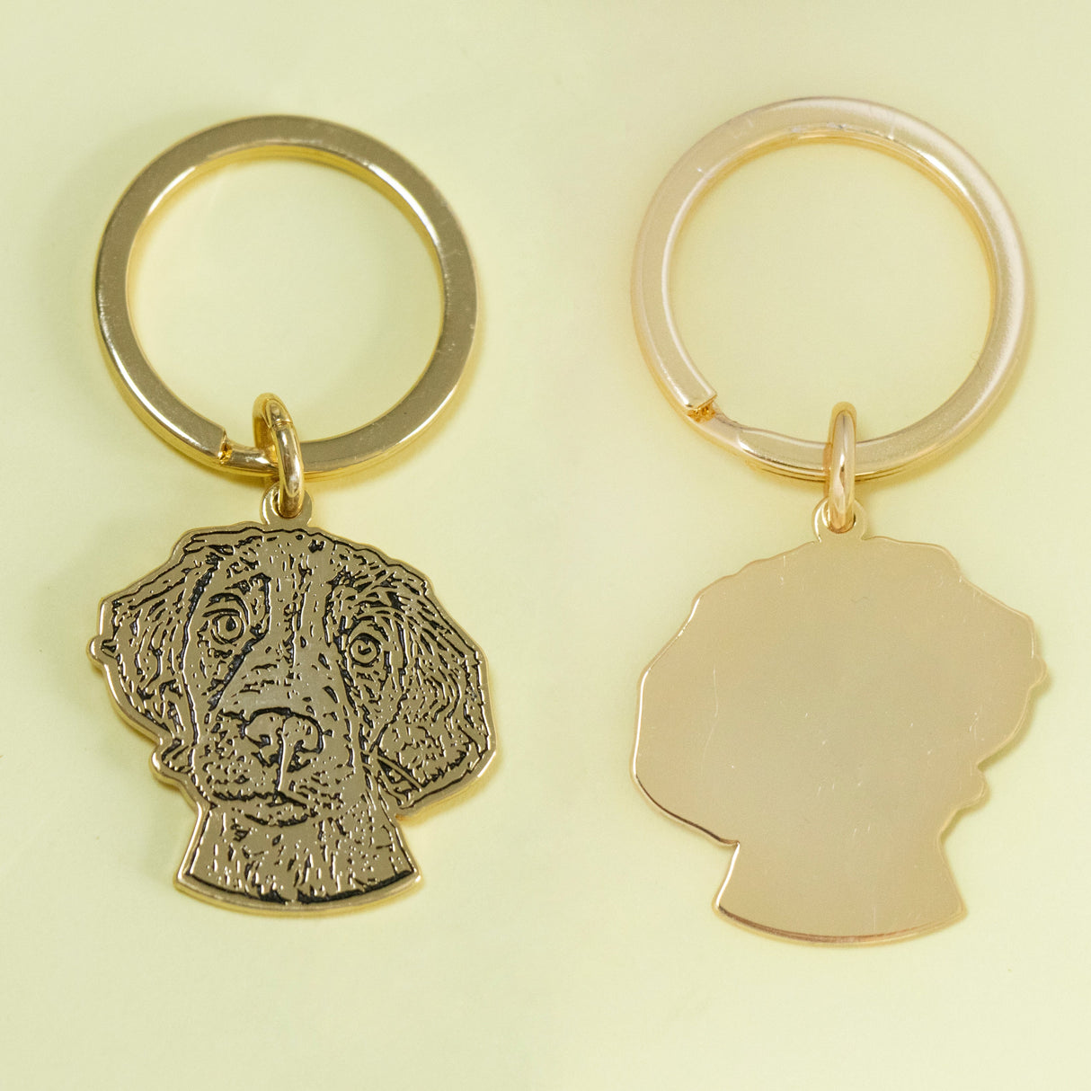 GEX Personalized Pet Photo Key Chain Pet Portrait Shaped Memorial Gift - GexWorldwide