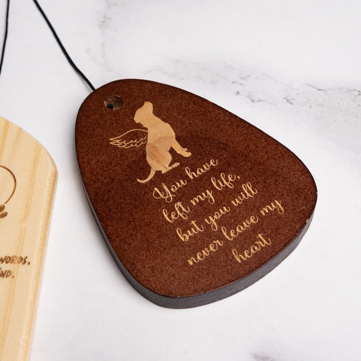 GEX Personalized Pet Wind Chime Engrave Pet Name Memorial Wind Chime - GexWorldwide