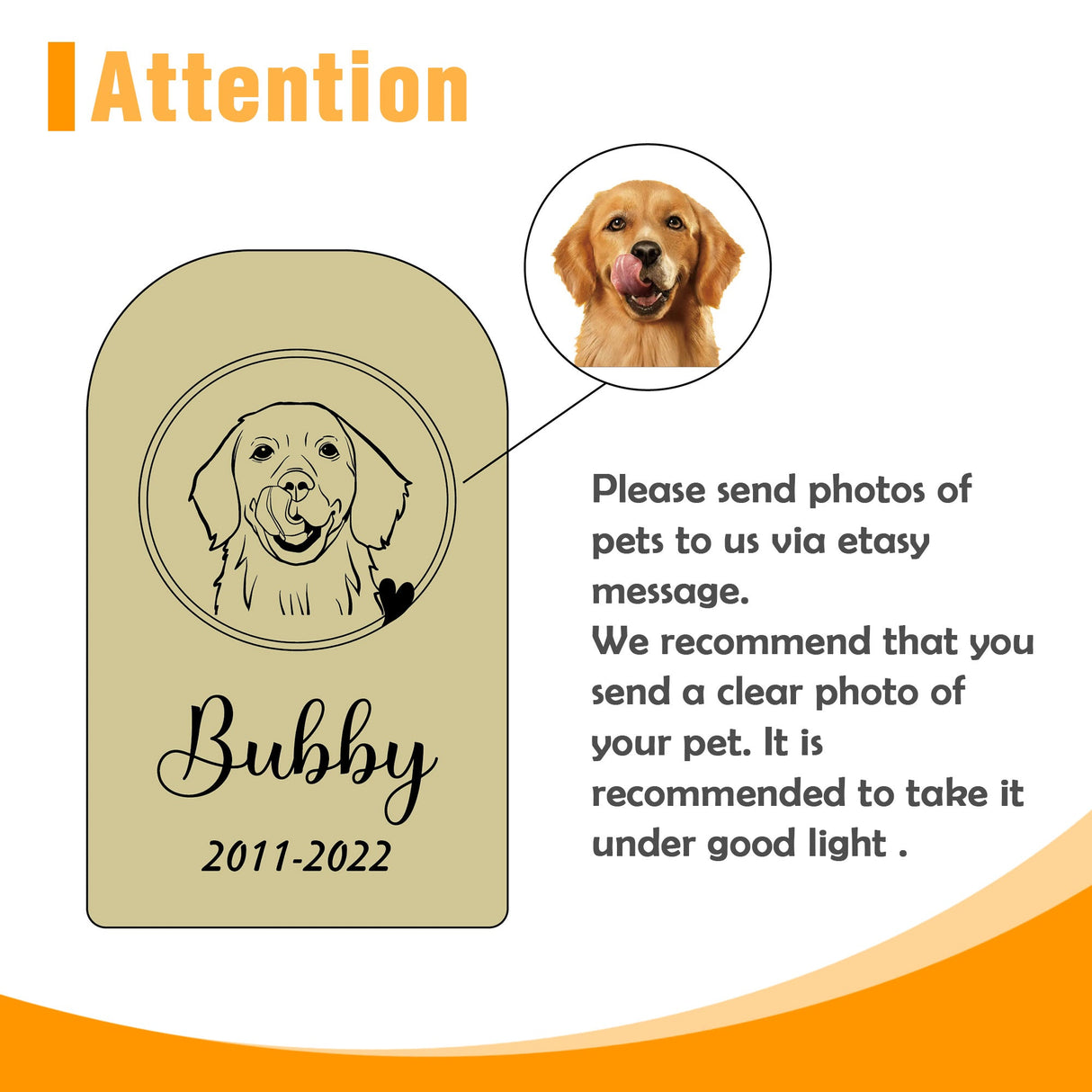 GEX Personalized Pet Wind Chime Engrave Pet Name Memorial Wind Chime - GexWorldwide