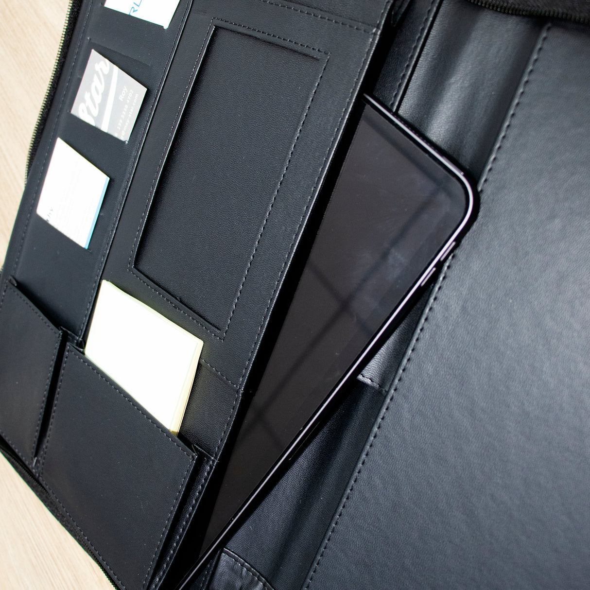 GEX Personalized Vegan Leather Portfolio Notepad Holder Business Briefcase - GexWorldwide