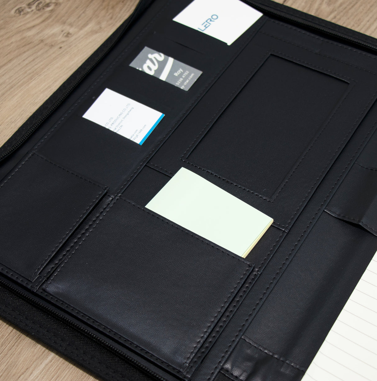 GEX Personalized Vegan Leather Portfolio Notepad Holder Business Briefcase - GexWorldwide