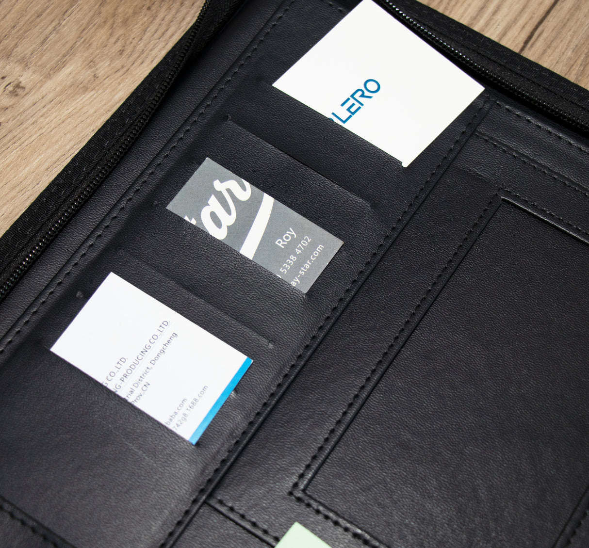 GEX Personalized Vegan Leather Portfolio Notepad Holder Business Briefcase - GexWorldwide