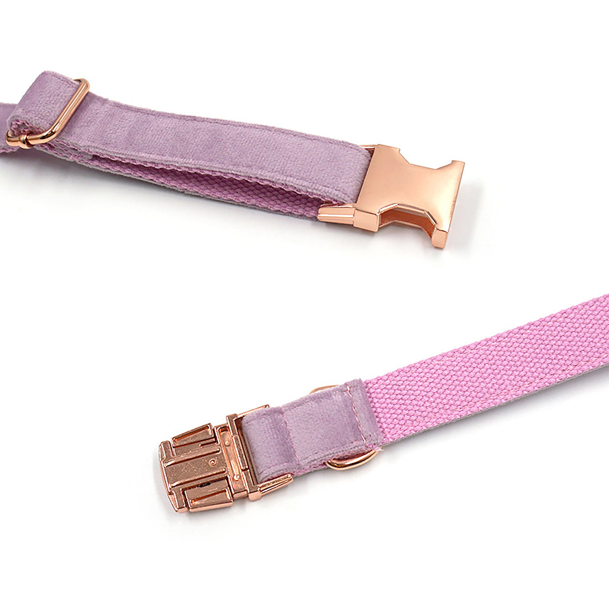 GEX Personalized Velvet Dog Collar and Harness Set with Engraved Dog Name - GexWorldwide