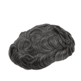 GEX Q6 : Men's Toupee French Lace Base with Thin Skin Hairpieces 8''*10'' - GexWorldwide