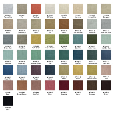 GEX Sedge Polyester Linen Curtain Sample Booklet - GexWorldwide