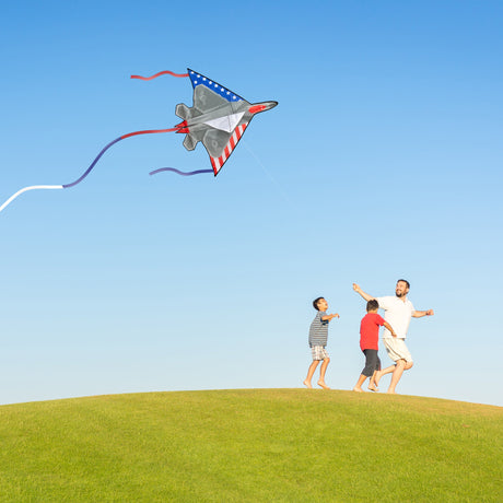 JEKOSEN 3 Plane Tail Kites Durable and Easy to Fly Suitable for Children and Adults Beach Park Outdoor Activities - GexWorldwide