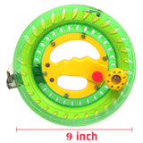 JEKOSEN 9" Kite String Reel Winder, 400m Lockable Big Grip Wheel Outdoor Kite Flying Tool (Green) - GexWorldwide