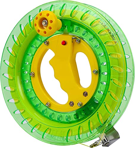 JEKOSEN 9" Kite String Reel Winder, 400m Lockable Big Grip Wheel Outdoor Kite Flying Tool (Green) - GexWorldwide