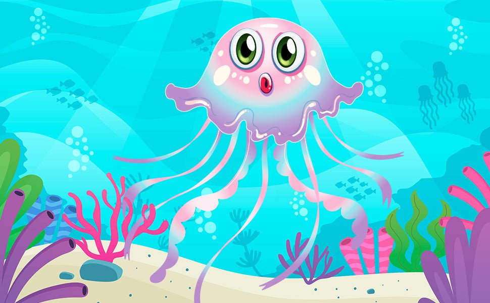 JEKOSEN Large Jellyfish Kite Easy to Fly Single String Suitable for Kids Toddlers Adults Beach Park Outdoor Activities - GexWorldwide