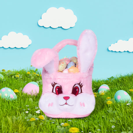 LUBOT 3D Cute Plush Bunny Easter Basket for Kids - GexWorldwide