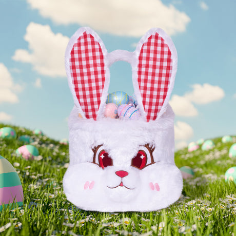 LUBOT 3D Cute Plush Bunny Easter Basket for Kids - GexWorldwide