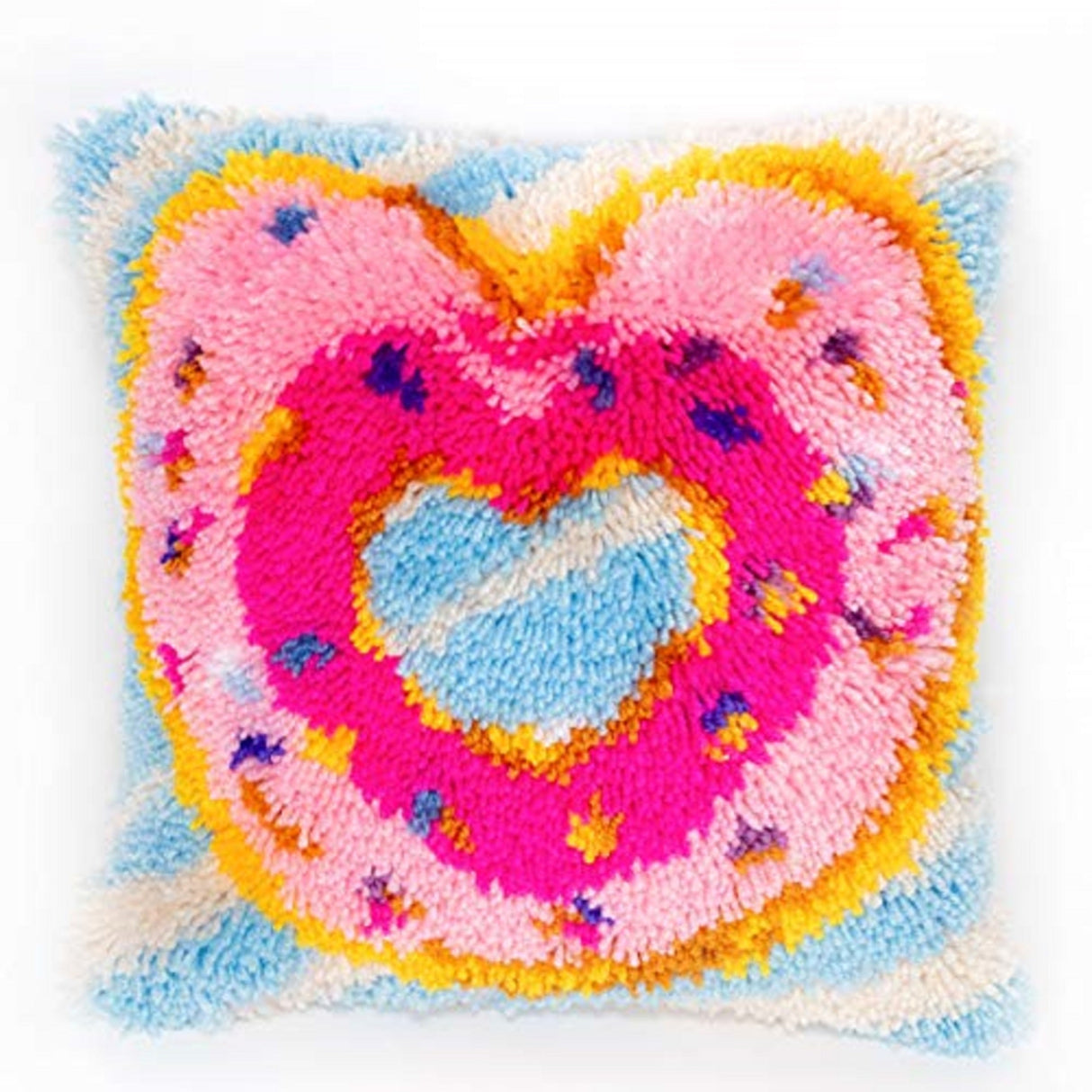 LUBOT Multi Style Latch Hook Kits Cushion Cover Printed Canvas Pattern Handicraft Making Kits DIY - GexWorldwide