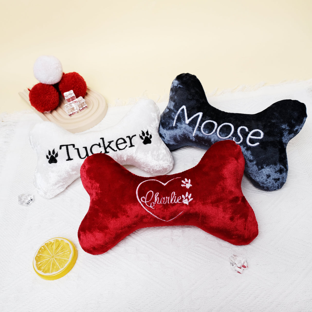 Personalized Dog Toy with Name Embroidered Pet Toy - GexWorldwide