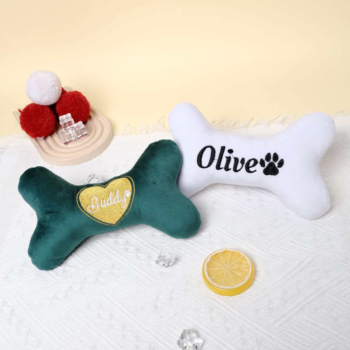 Personalized Dog Toy with Name Embroidered Pet Toy - GexWorldwide
