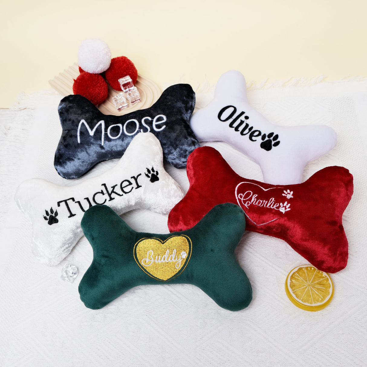Personalized Dog Toy with Name Embroidered Pet Toy - GexWorldwide
