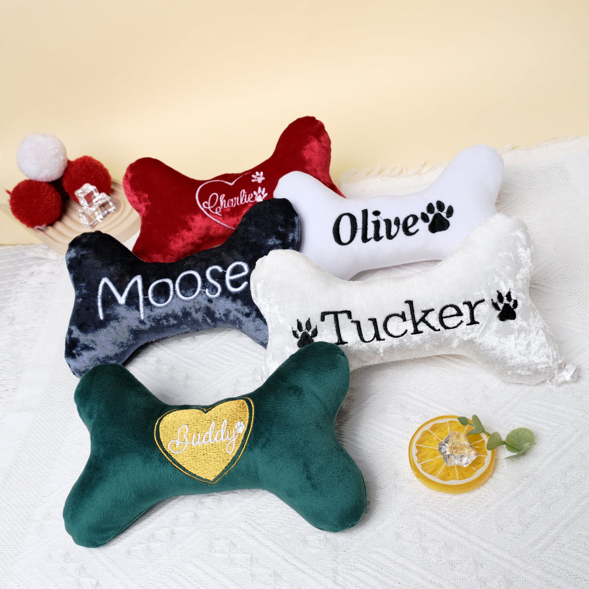 Personalized Dog Toy with Name Embroidered Pet Toy - GexWorldwide