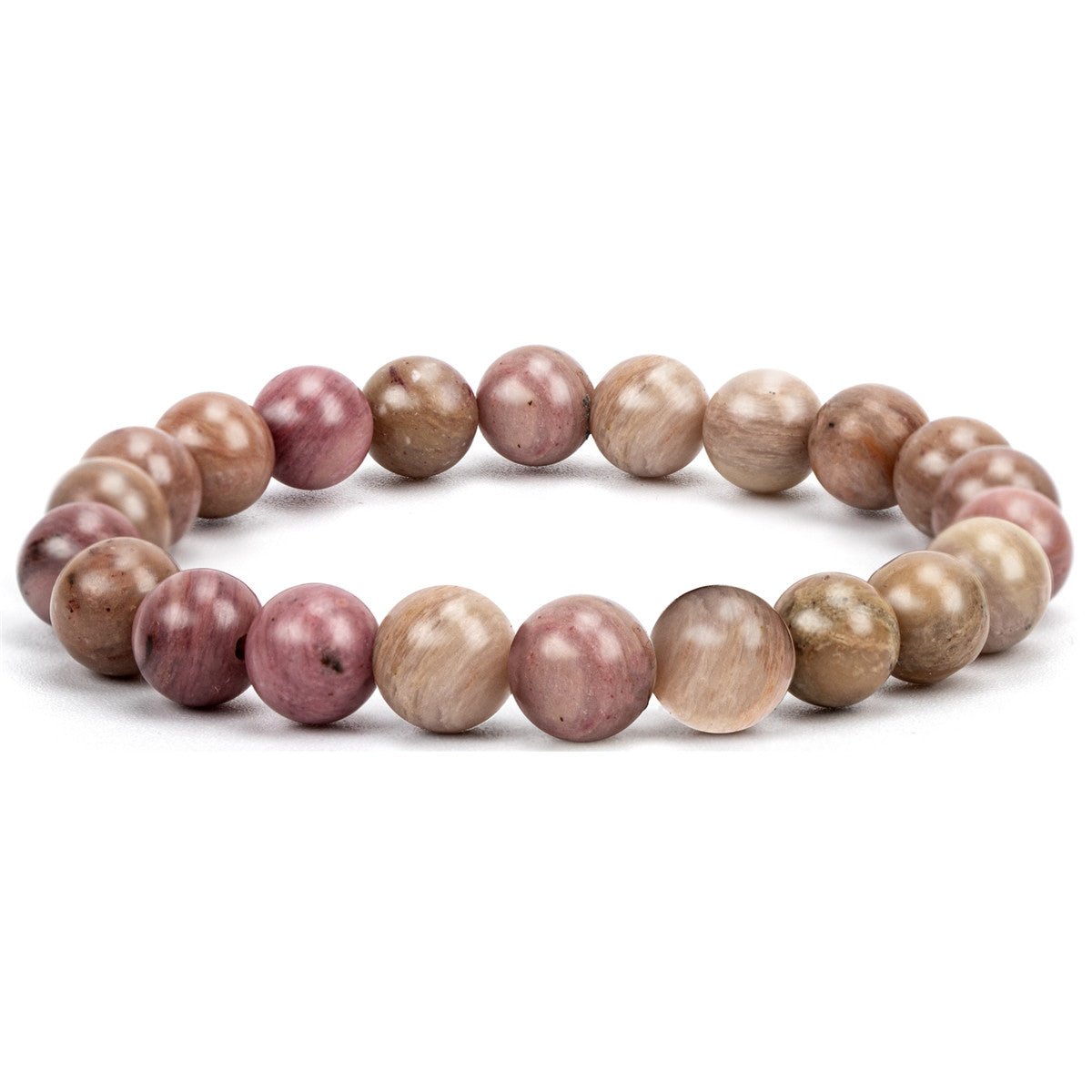 Pink Natural Bracelets 5 pcs - GexWorldwide