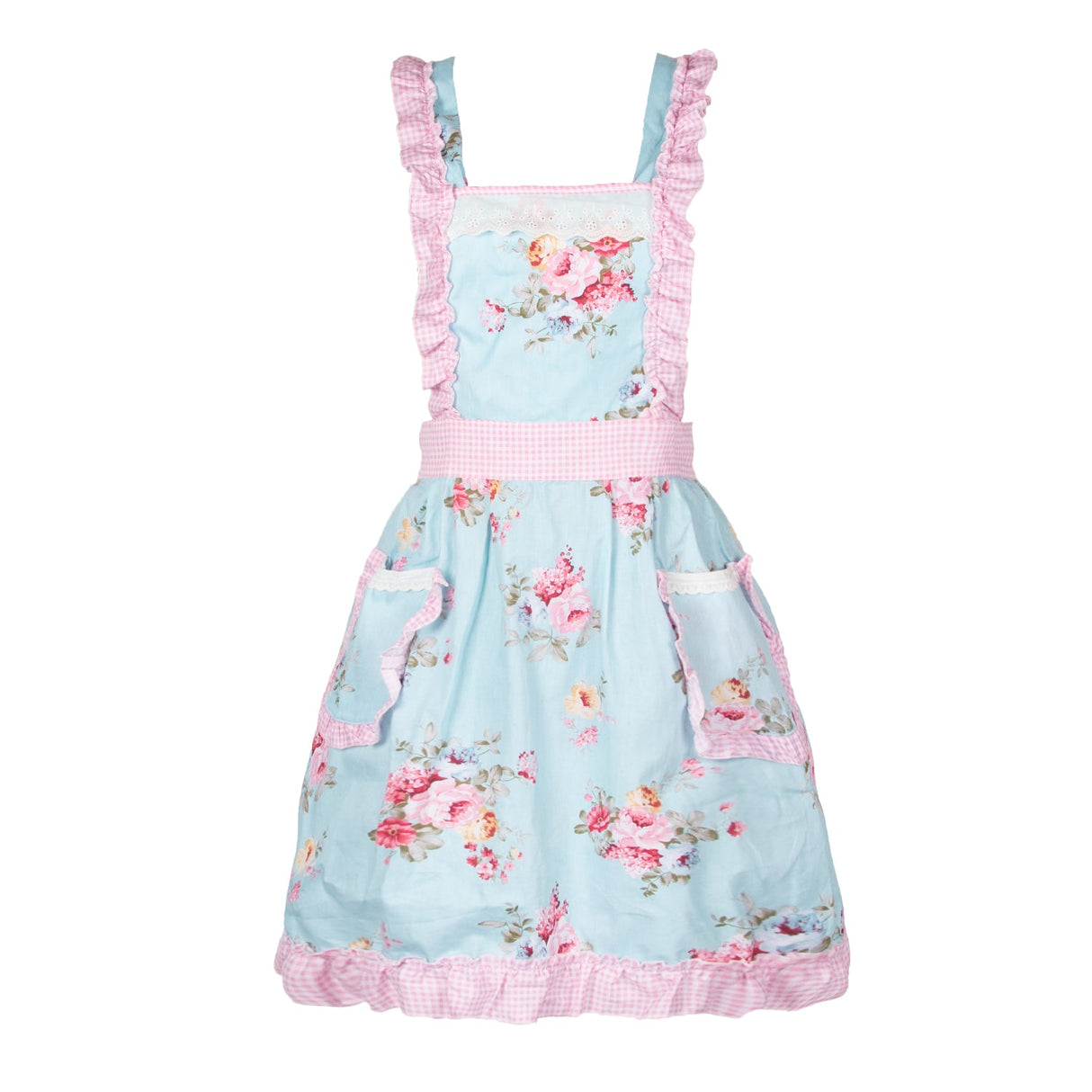 SINUOLIN Floral Apron with Pockets and Adjustable Shoulder Straps for Cooking and Baking Women Apron Gifts - GexWorldwide