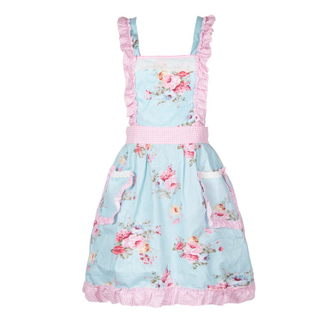 SINUOLIN Floral Apron with Pockets and Adjustable Shoulder Straps for Cooking and Baking Women Apron Gifts - GexWorldwide