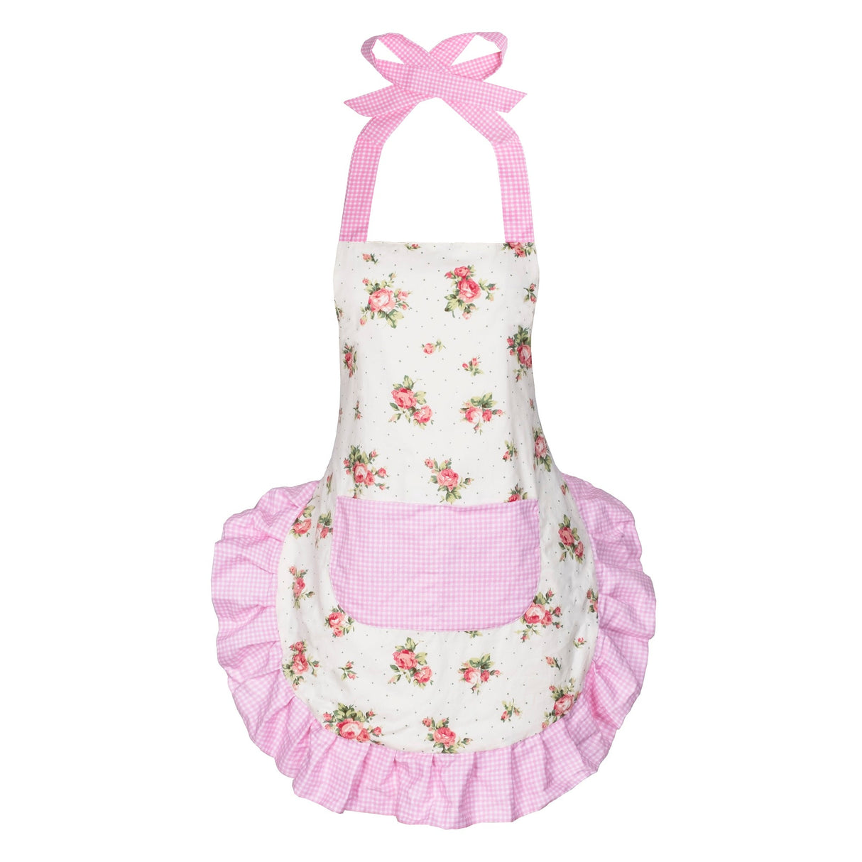 SINUOLIN Floral Apron with Pockets and Adjustable Shoulder Straps for Cooking and Baking Women Apron Gifts - GexWorldwide