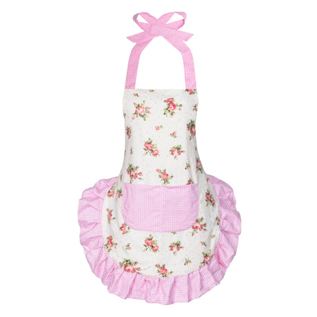 SINUOLIN Floral Apron with Pockets and Adjustable Shoulder Straps for Cooking and Baking Women Apron Gifts - GexWorldwide