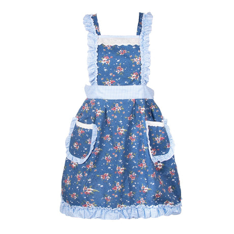 SINUOLIN Floral Apron with Pockets and Adjustable Shoulder Straps for Cooking and Baking Women Apron Gifts - GexWorldwide