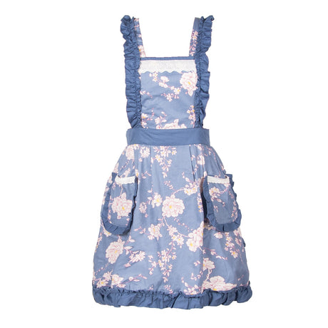 SINUOLIN Floral Apron with Pockets and Adjustable Shoulder Straps for Cooking and Baking Women Apron Gifts - GexWorldwide