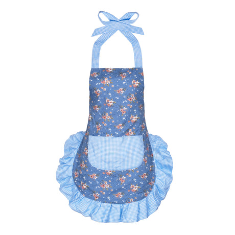 SINUOLIN Floral Apron with Pockets and Adjustable Shoulder Straps for Cooking and Baking Women Apron Gifts - GexWorldwide