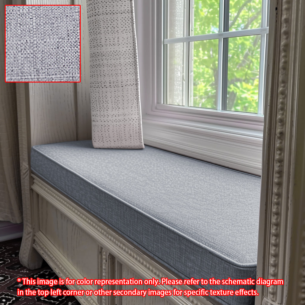 GEX Linen Blend Custom Size Bench Cushion Pads Multi Colors 70D