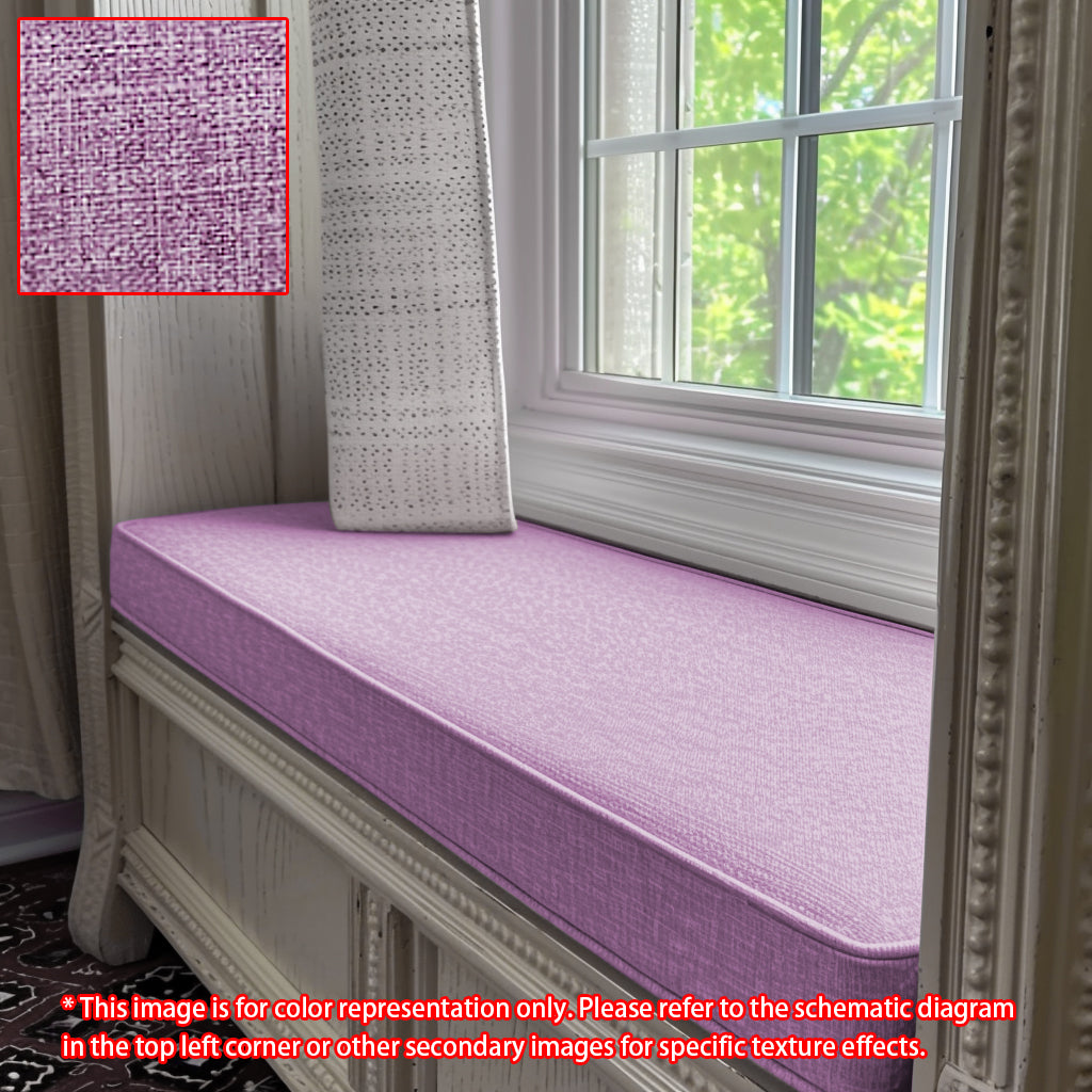 GEX Linen Blend Custom Size Bench Cushion Pads Multi Colors 70D