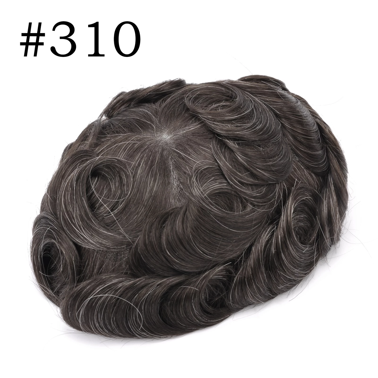 GEX Q6 : Men's Toupee French Lace Base with Thin Skin Hairpieces 8''*10''