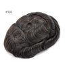 GEX Q6 : Men's Toupee French Lace Base with Thin Skin Hairpieces 8''*10''