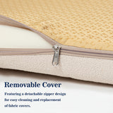 GEX Teddy Velvet Fabric Custom Size Bench Cushion Pads Multi Colors 70D High-Resilience Foam
